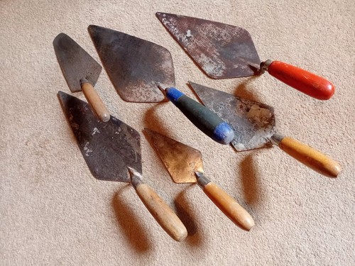 Vintage builders trowels - vintage,