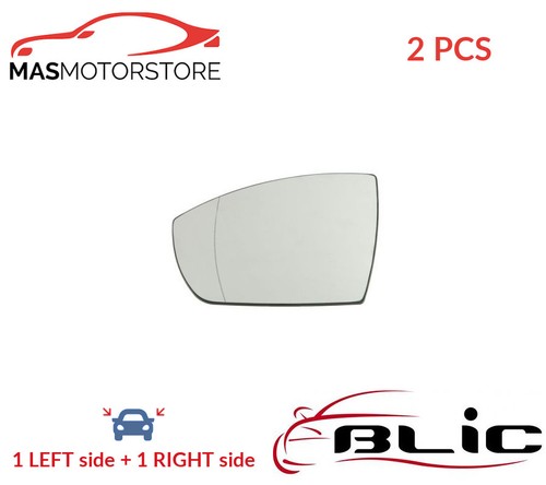 Rear view mirror - glass, pair