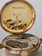 Solid Gold 9ct Antique  Rolwatco women's watch from the 1920s  Rolex subbrand