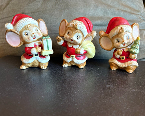 Homco merrie mice christmas - mice,