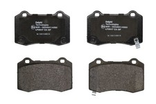 Brake pads set Rear Right fits
