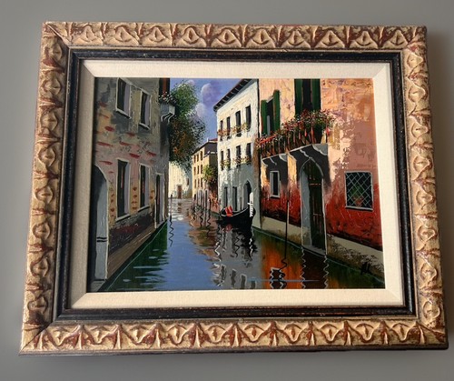 Vintage venice canal - vintage,