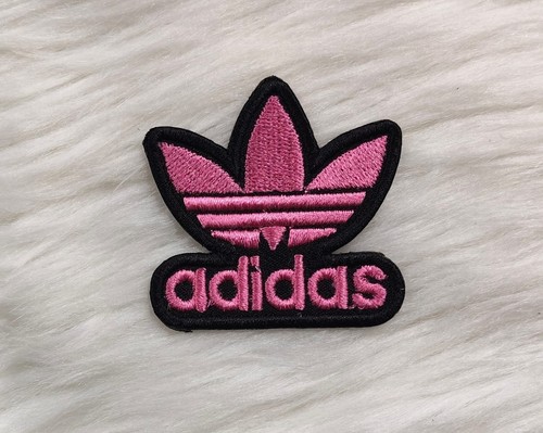Pink trefoil logo embroidered - logo,