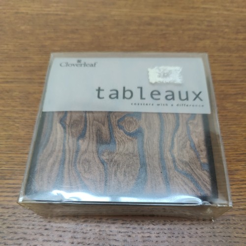 Clover leaf tableaux - leaf, coasters