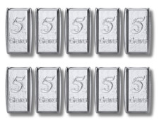 10 Silver Bars 3 grams Pure