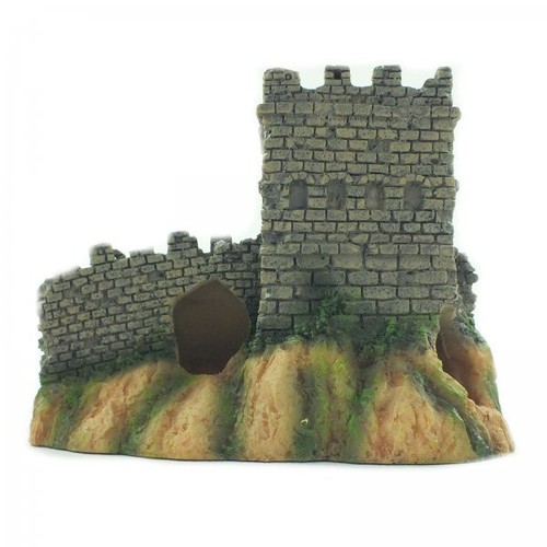 Aquarium castle turret - castle,
