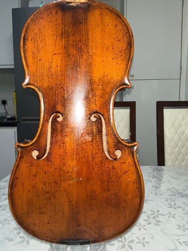 Old wooden violin - violin,