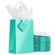 Blue panda gift bags 20 - panda,