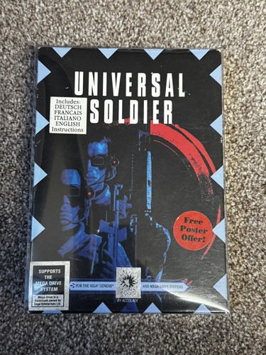 Boxed universal soldier sega - soldier,