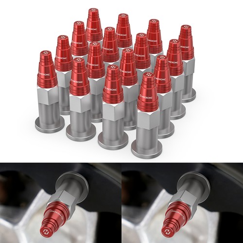 Aluminum spiked wheel lug nuts - aluminum,