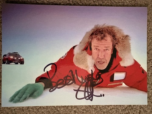 Signed photo jeremy clarkson - signed,