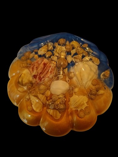 Resin ocean clam - clam, trinket