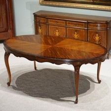 7' French Country Oval Dining