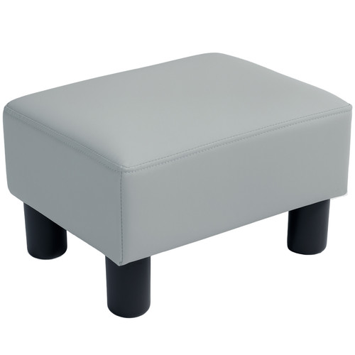 Homcom grey faux - pu, leather
