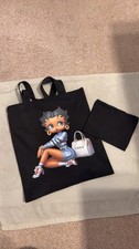 Betty Boop Tote Bag and Make Up Bag Gift Set