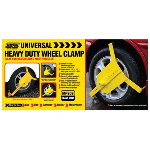 Maypole universal wheel clamp - maypole,
