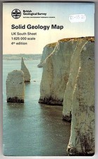 Solid Geology Map UK: South Sheet (... by British Geological S Sheet map, folded