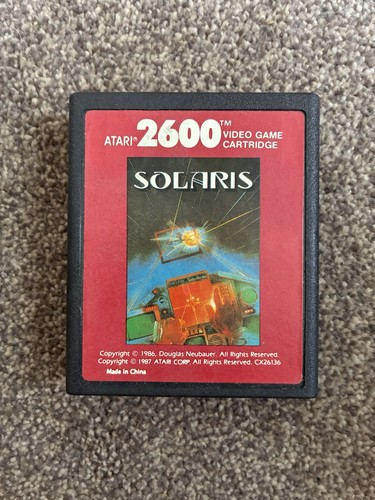 Atari 2600 solaris video - video, game