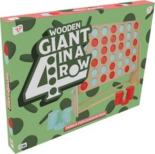 Wooden Giant 4 in a Row Game