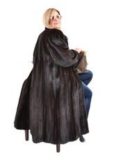 US5802 REAL SAGA MINK FUR COAT