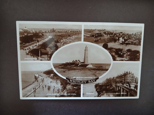 Vintage postcard whitley bay - vintage,