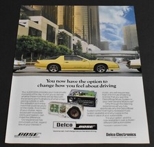 1987 Print Ad Iroc-Z Yellow
