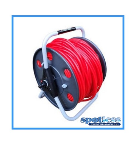Window cleaning hose reel - window,