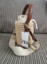 Zara Natural Woven & Black