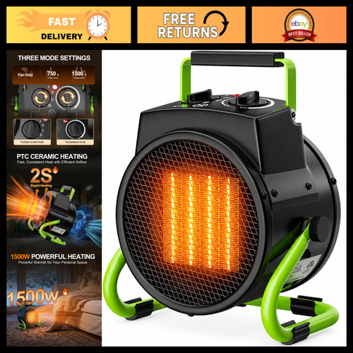 1500w portable space heater - portable,