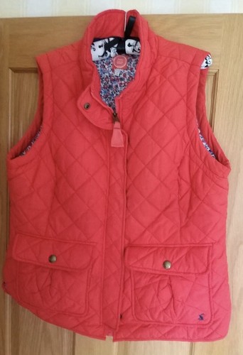 Joules padded red gilet - , size
