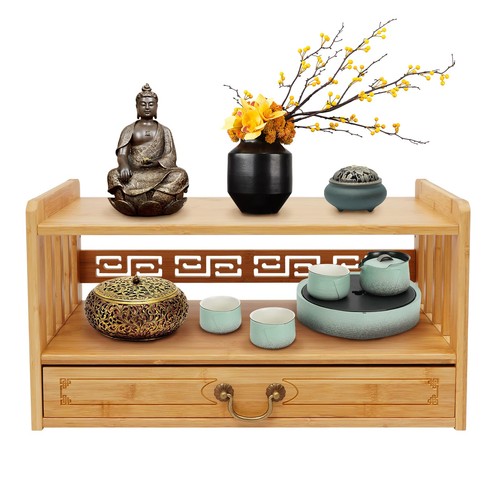 Bamboo altar table with - bamboo,