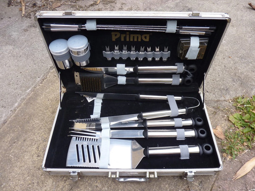 Prima bbq set with case - prima,