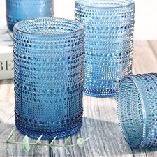 Set of 2 4 6 Textured Hobnail