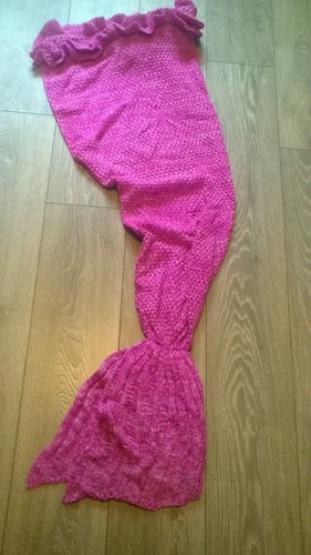 Mermaid soft knitted blanket - soft,