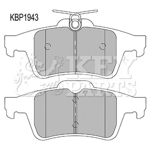 Brake pads set for jaguar - pads,