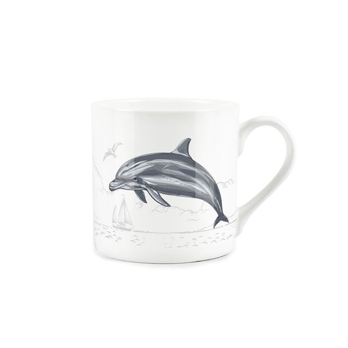 Bone china coastal sealife - china,