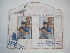 Nautical themed wooden photo