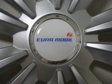Eura Mobil 2x Wheel Stickers Motorhome Stickers, 56mm, 3D Doming, Wheel Hubs