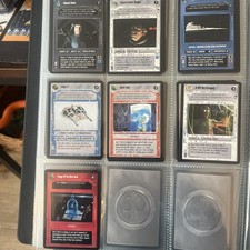 Star Wars Decipher cards. Lot of 66. Rares, Foils, Premiums. 