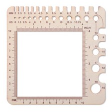 Wooden Crochet Ruler Stitch