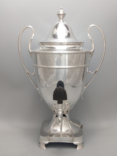 Antique hot water urn samovar - antique,