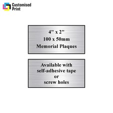 Engraved Sign Plaque Memorial