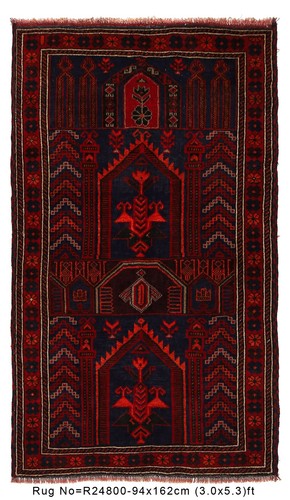 Classic oriental prayer rug - oriental,