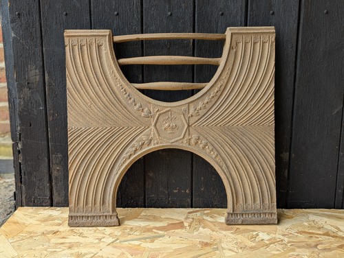 Antique hob grate cast iron - antique,