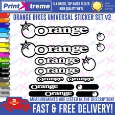 ORANGE BIKES Decal Stickers