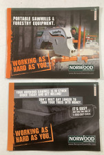 2013 catalog NORWOOD Portable Sawmills & Forestry Equipment, 38 pgs + price list