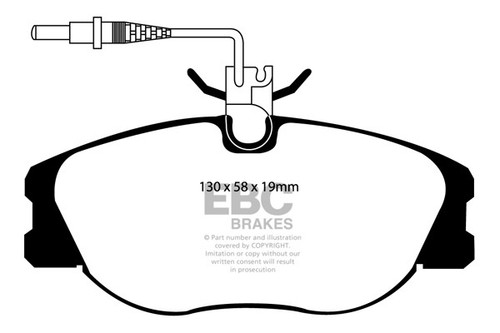 Ebc ultimax front brake pads - ebc,