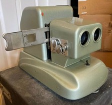 Stunning Rare Vintage Pintsch Bamag 1950s Twin Lens Stereo Slide Projector