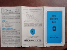 Bush radiogram RG66 Operating instructions