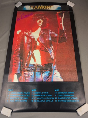 Vintage ramones poster - vintage, tour